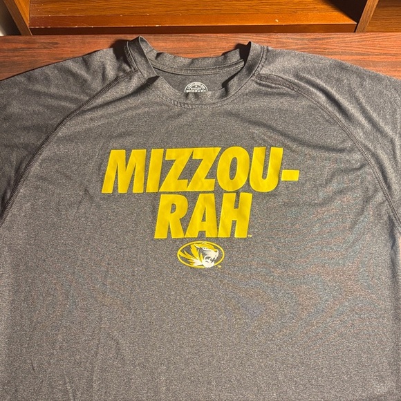 Rivalry Threads Other - Rivalry Threads Gray and Yellow Mizzou-Rah Long Sleeve Shirt